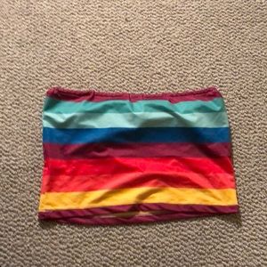 rainbow tube top